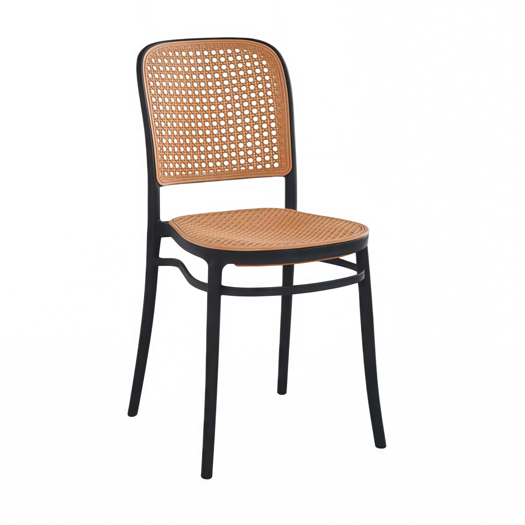 026.Wicker-Style Plastic Chair