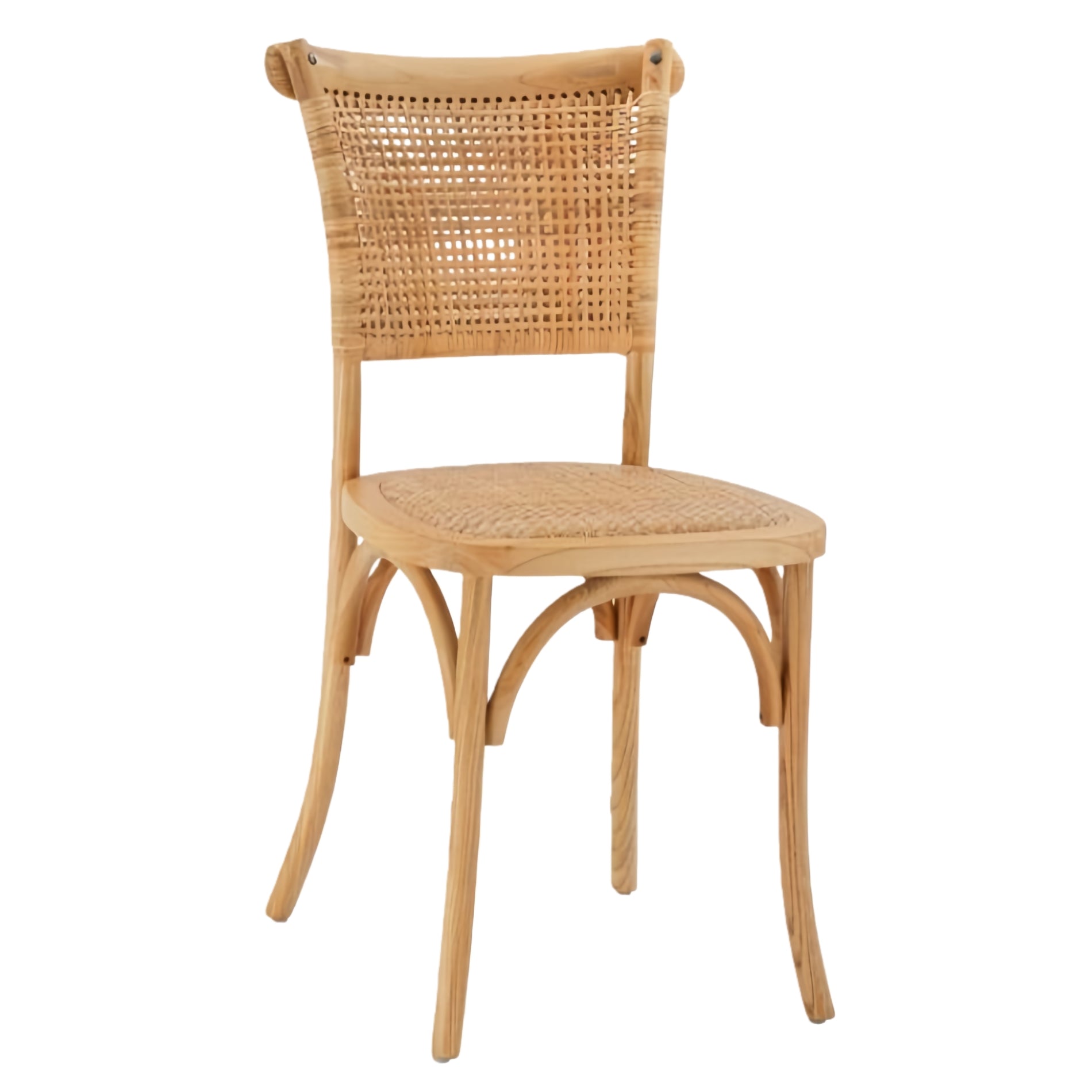 012.Rattan Back Dining Chair