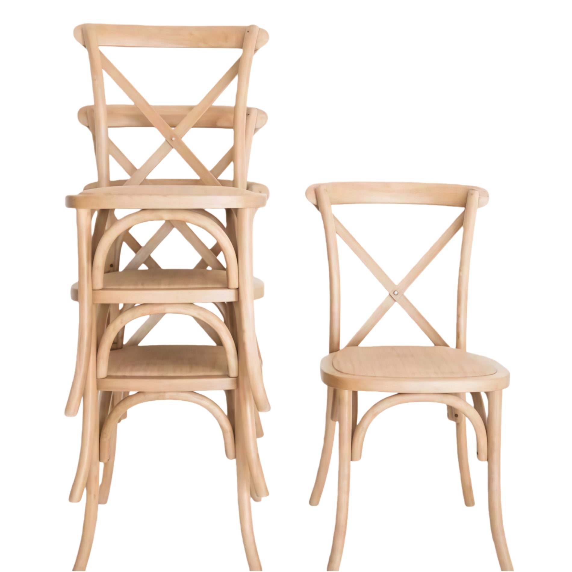021.Solid Wood Crossback Chair
