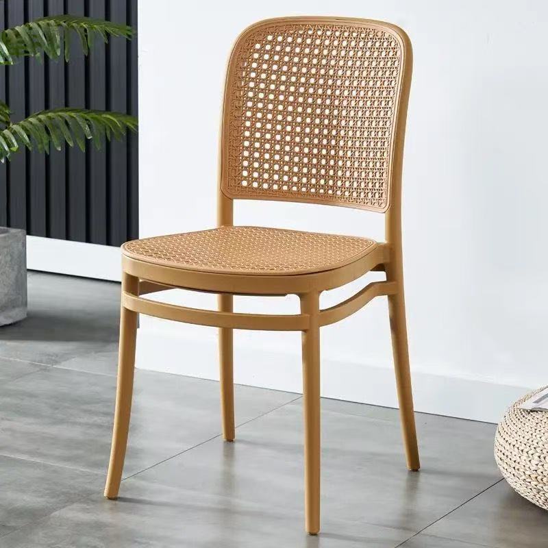 026.Wicker-Style Plastic Chair