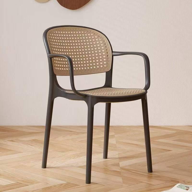 026.Wicker-Style Plastic Chair