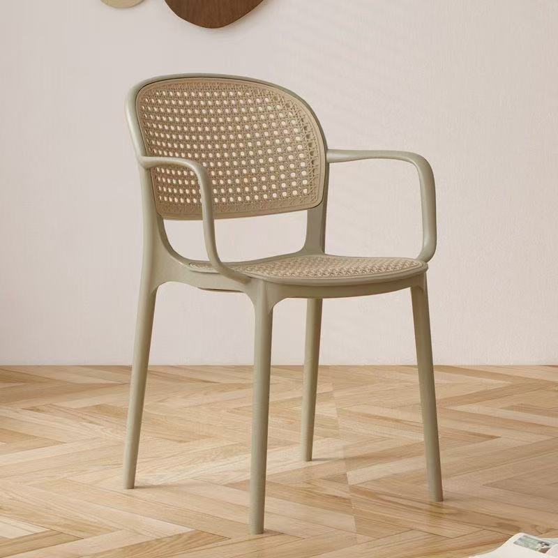 026.Wicker-Style Plastic Chair