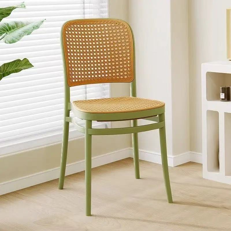 026.Wicker-Style Plastic Chair
