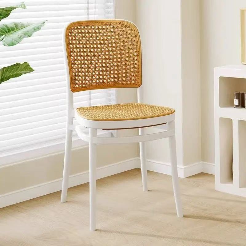 026.Wicker-Style Plastic Chair