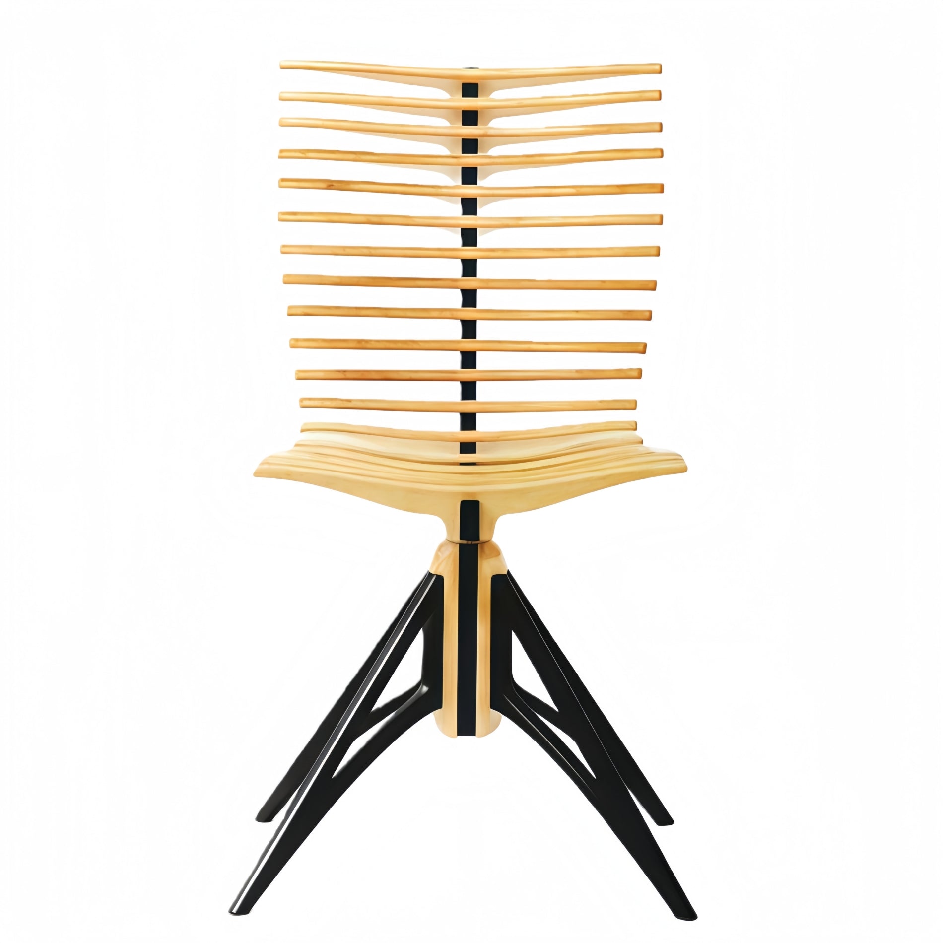 008.Skeleton Chair - Fishbone Chair Wood