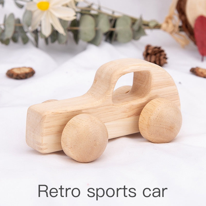 002.Wooden Grasping &amp; Adorable Push Car