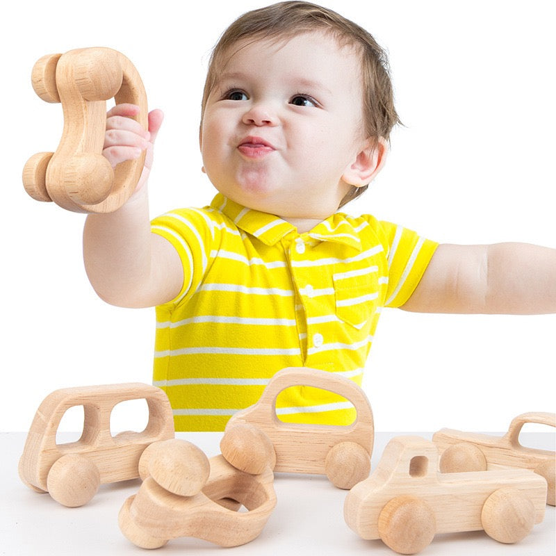 002.Wooden Grasping &amp; Adorable Push Car
