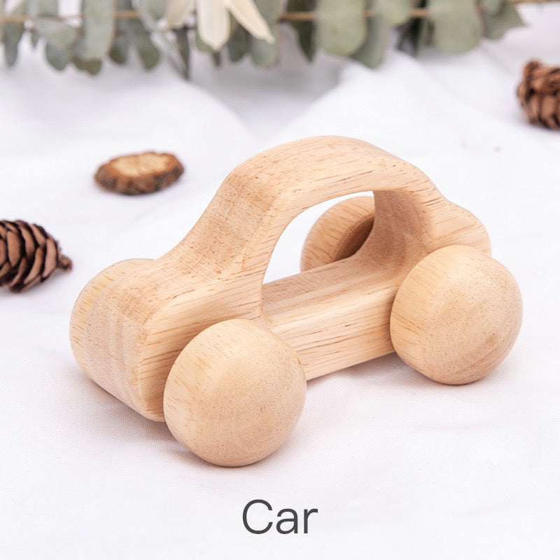 002.Wooden Grasping &amp; Adorable Push Car