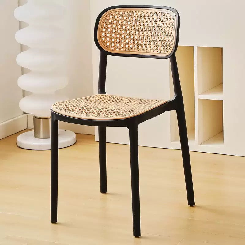 026.Wicker-Style Plastic Chair