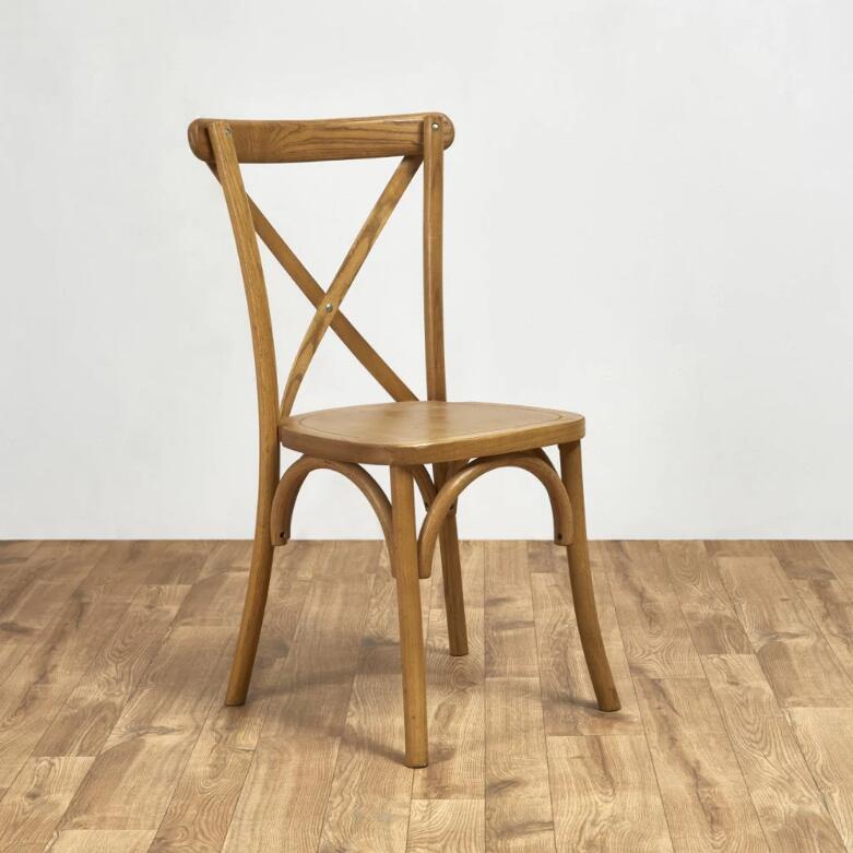 021.Solid Wood Crossback Chair