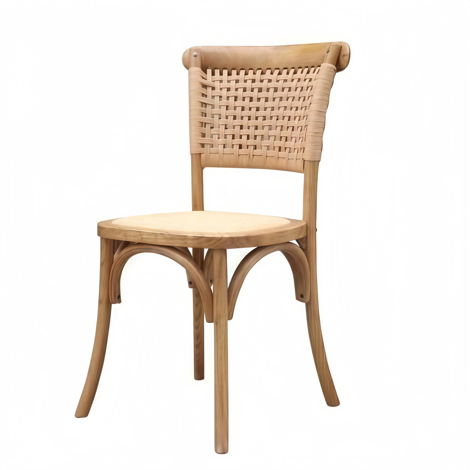 012.Rattan Back Dining Chair
